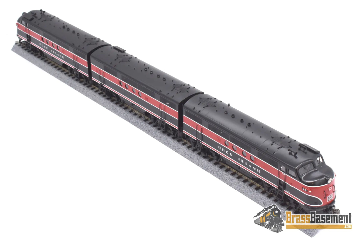 Ho Brass - Dp - 11 Division Point Rock Island Ri Ft Aba Set #73 Factory Paint Diesel