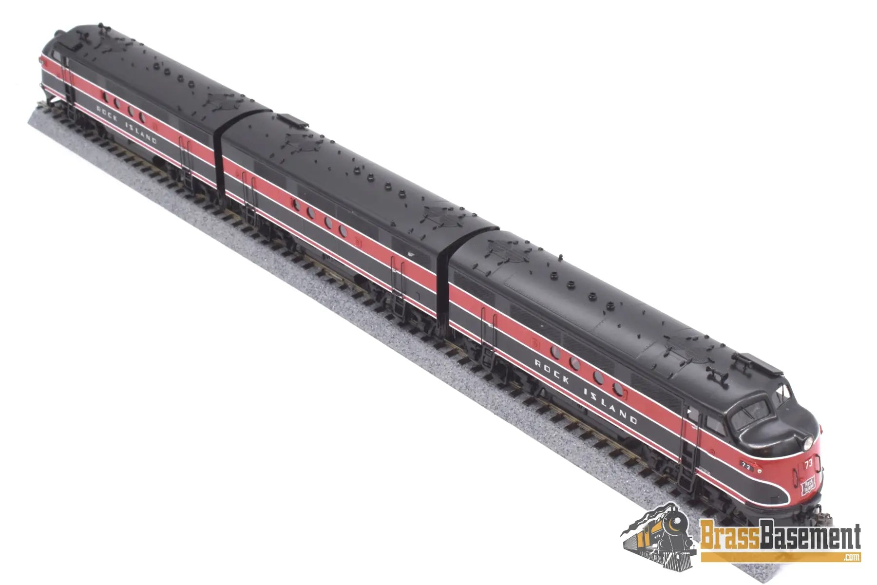 Ho Brass - Dp - 11 Division Point Rock Island Ri Ft Aba Set #73 Factory Paint Diesel
