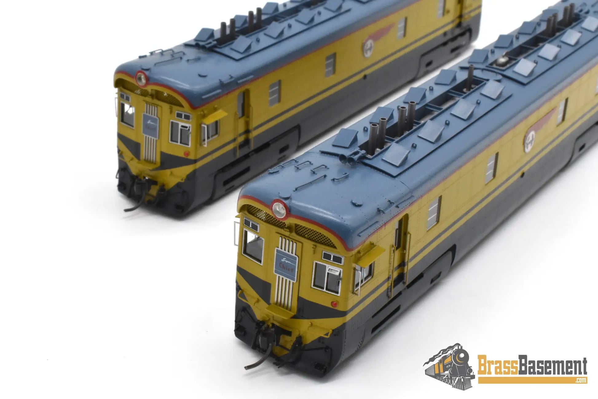 HO Brass - DP-3004 Division Point ATSF Santa Fe ’Amos & Andy’ 1A 1B - Golden Olive FP Ajin Diesel