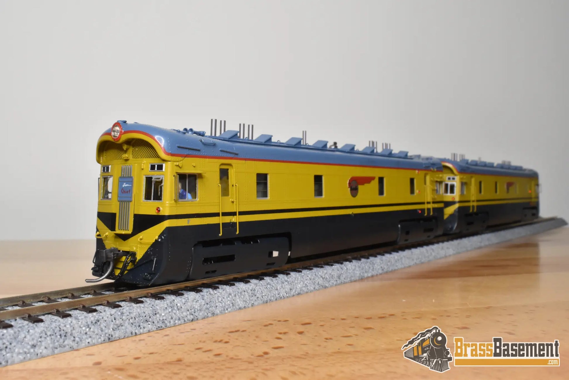 HO Brass - DP-3004 Division Point ATSF Santa Fe ’Amos & Andy’ 1A 1B - Golden Olive FP Ajin Diesel