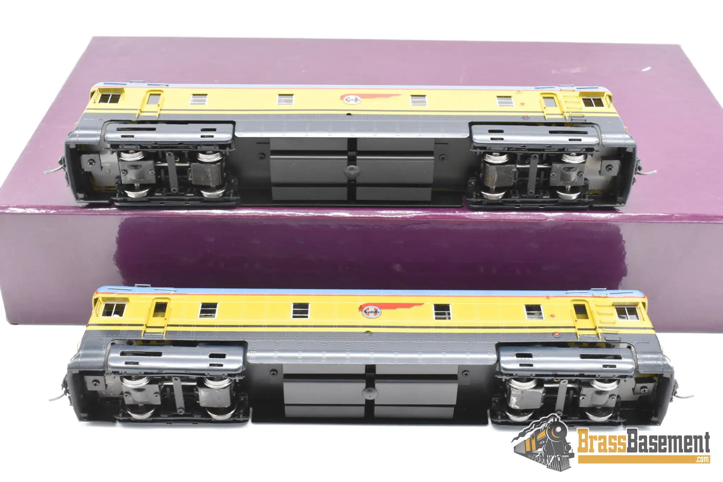 HO Brass - DP-3004 Division Point ATSF Santa Fe ’Amos & Andy’ 1A 1B - Golden Olive FP Ajin Diesel