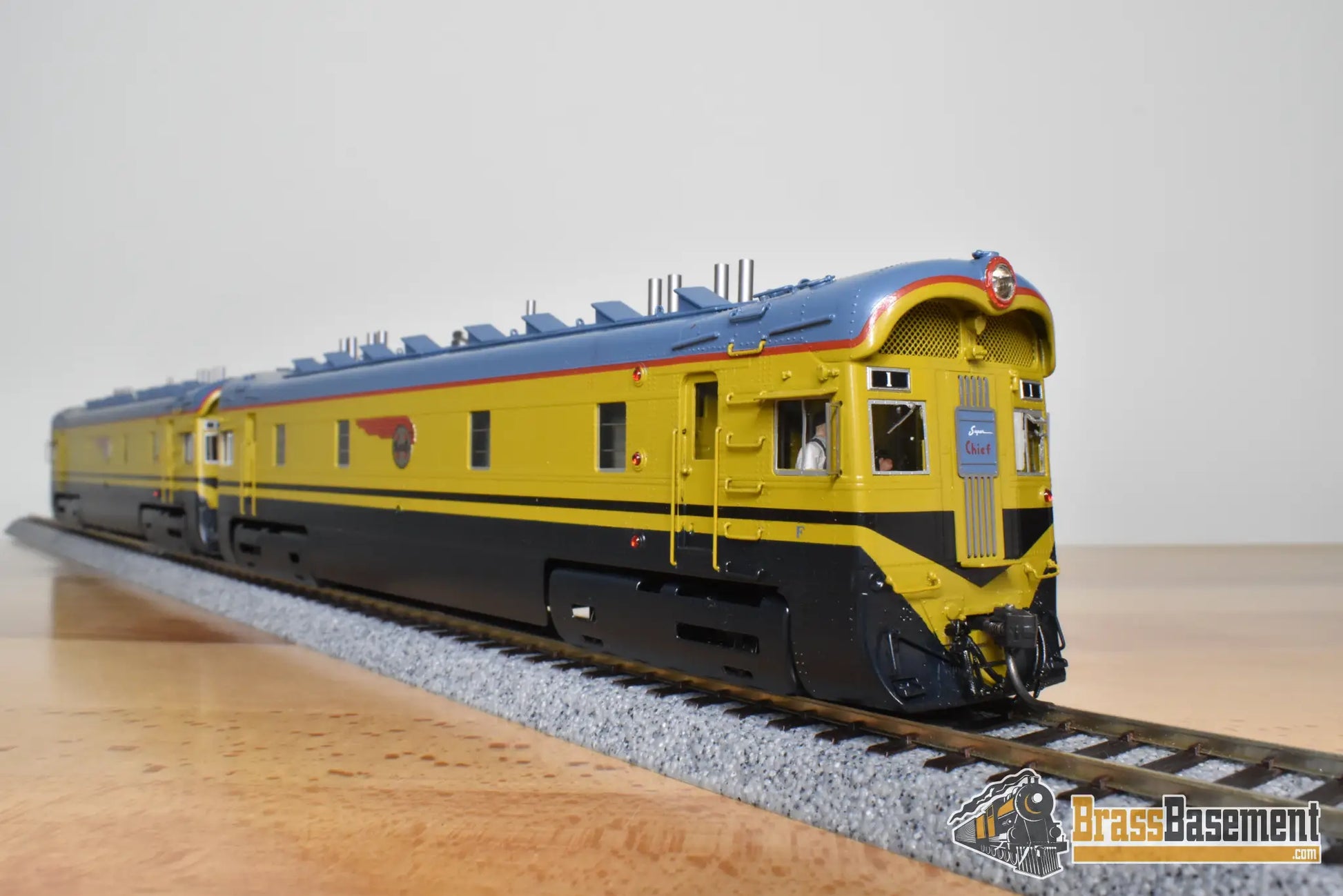 HO Brass - DP-3004 Division Point ATSF Santa Fe ’Amos & Andy’ 1A 1B - Golden Olive FP Ajin Diesel