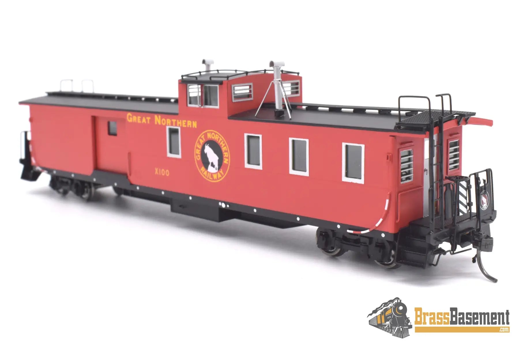 Ho Brass - Dp - 4384.00 Division Point Great Northern Gn ‘Hutch’ Baggage - Caboose X100 New Caboose