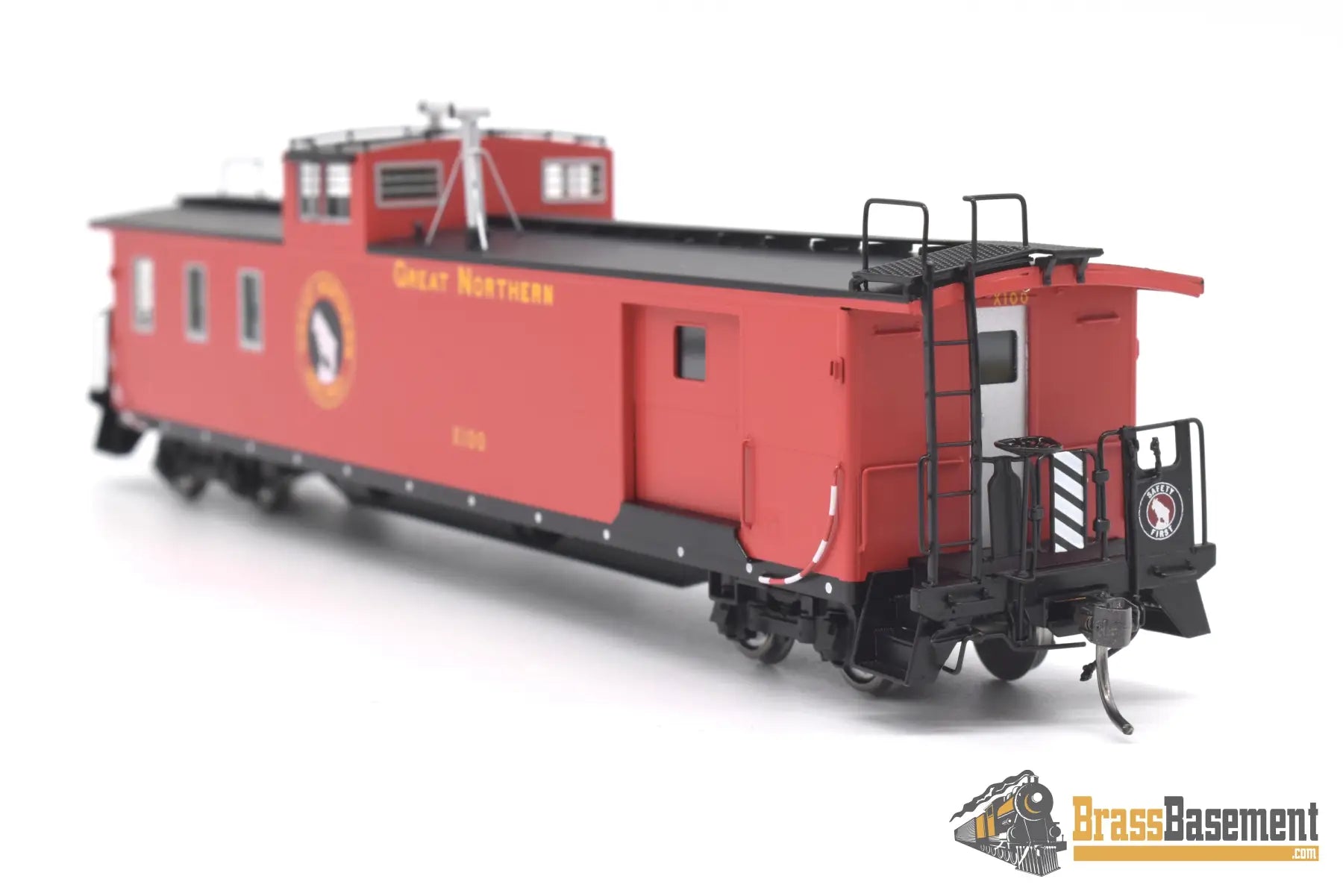 Ho Brass - Dp - 4384.00 Division Point Great Northern Gn ‘Hutch’ Baggage - Caboose X100 New Caboose