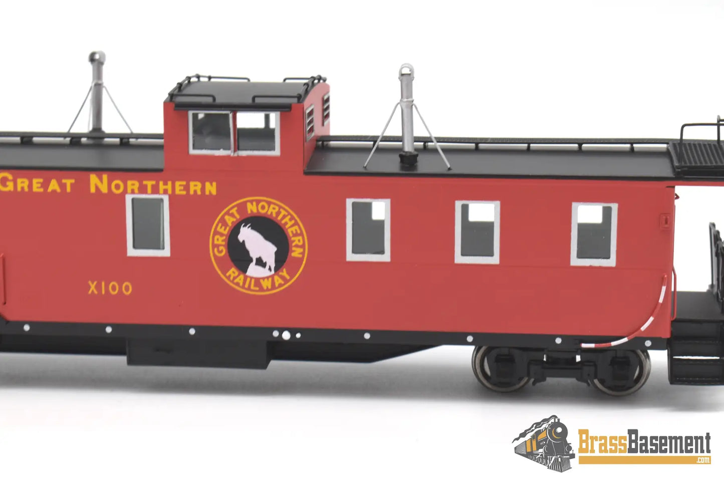 Ho Brass - Dp - 4384.00 Division Point Great Northern Gn ‘Hutch’ Baggage - Caboose X100 New Caboose
