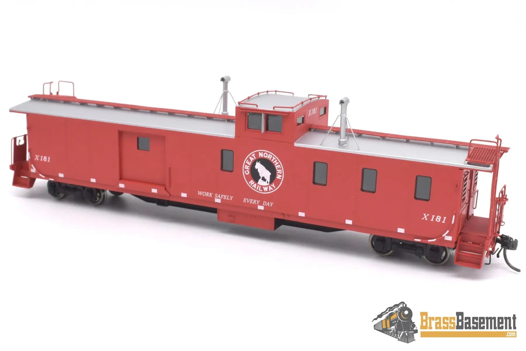 Ho Brass - Dp - 4385.00 Division Point Great Northern Gn ‘Hutch’ Baggage - Caboose New Caboose