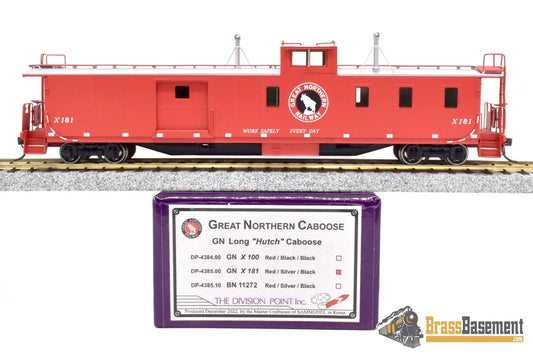 Ho Brass - Dp - 4385.00 Division Point Great Northern Gn ‘Hutch’ Baggage - Caboose New Caboose