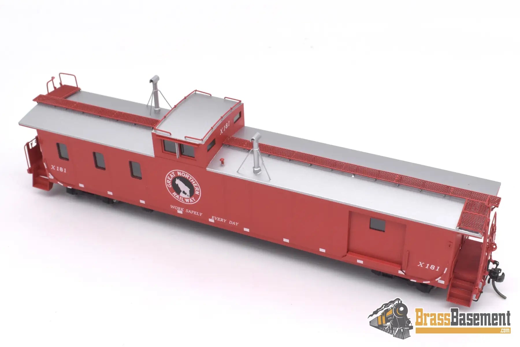 Ho Brass - Dp - 4385.00 Division Point Great Northern Gn ‘Hutch’ Baggage - Caboose New Caboose