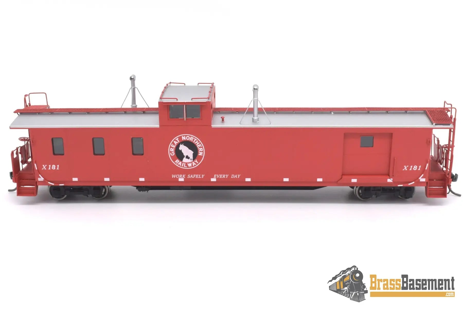 Ho Brass - Dp - 4385.00 Division Point Great Northern Gn ‘Hutch’ Baggage - Caboose New Caboose