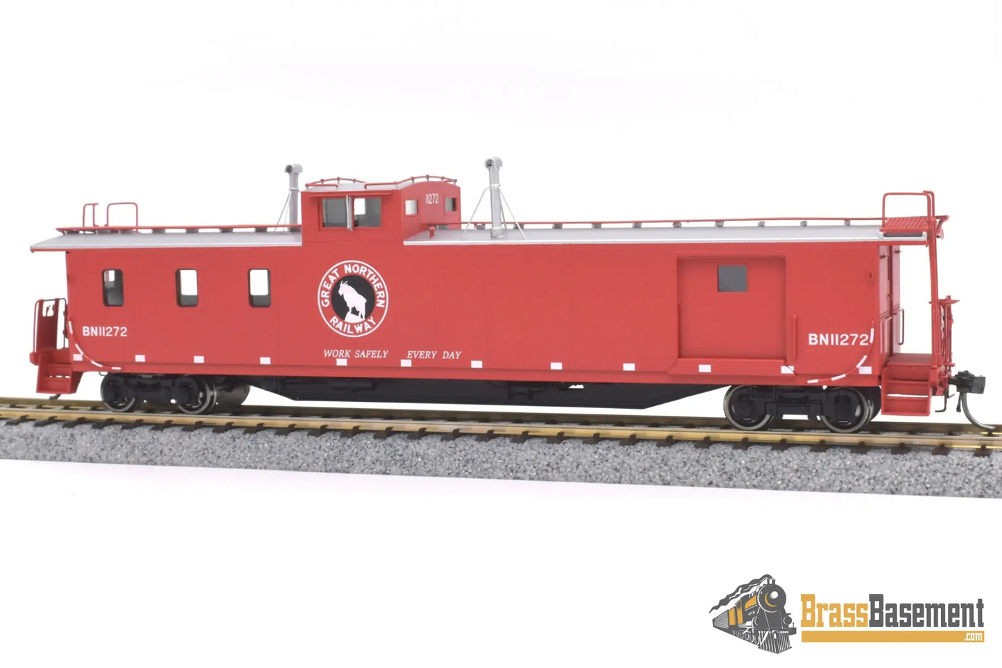 Ho Brass - Dp - 4385.10 Division Point Burlington Northern Bn ‘Hutch’ Baggage - Caboose New Caboose