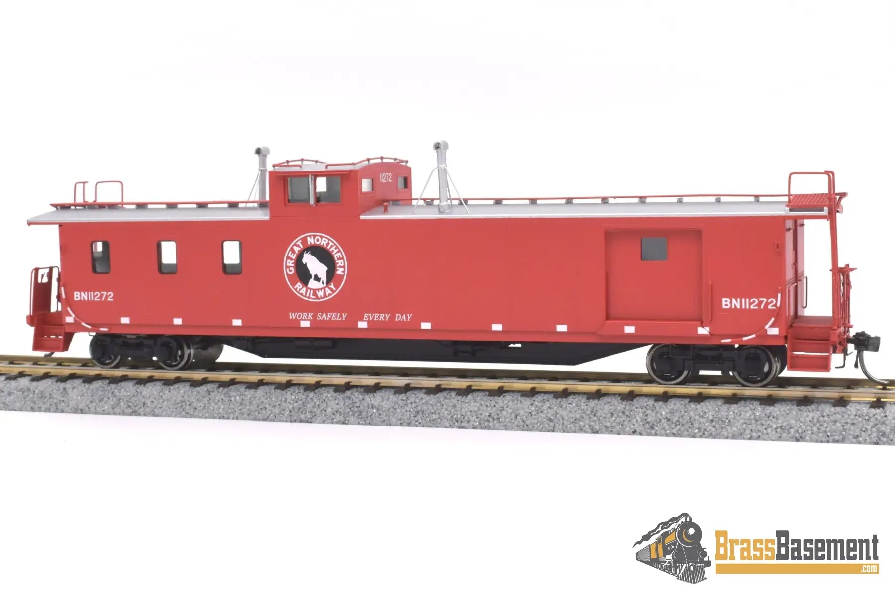 Ho Brass - Dp - 4385.10 Division Point Burlington Northern Bn ‘Hutch’ Baggage - Caboose New Caboose