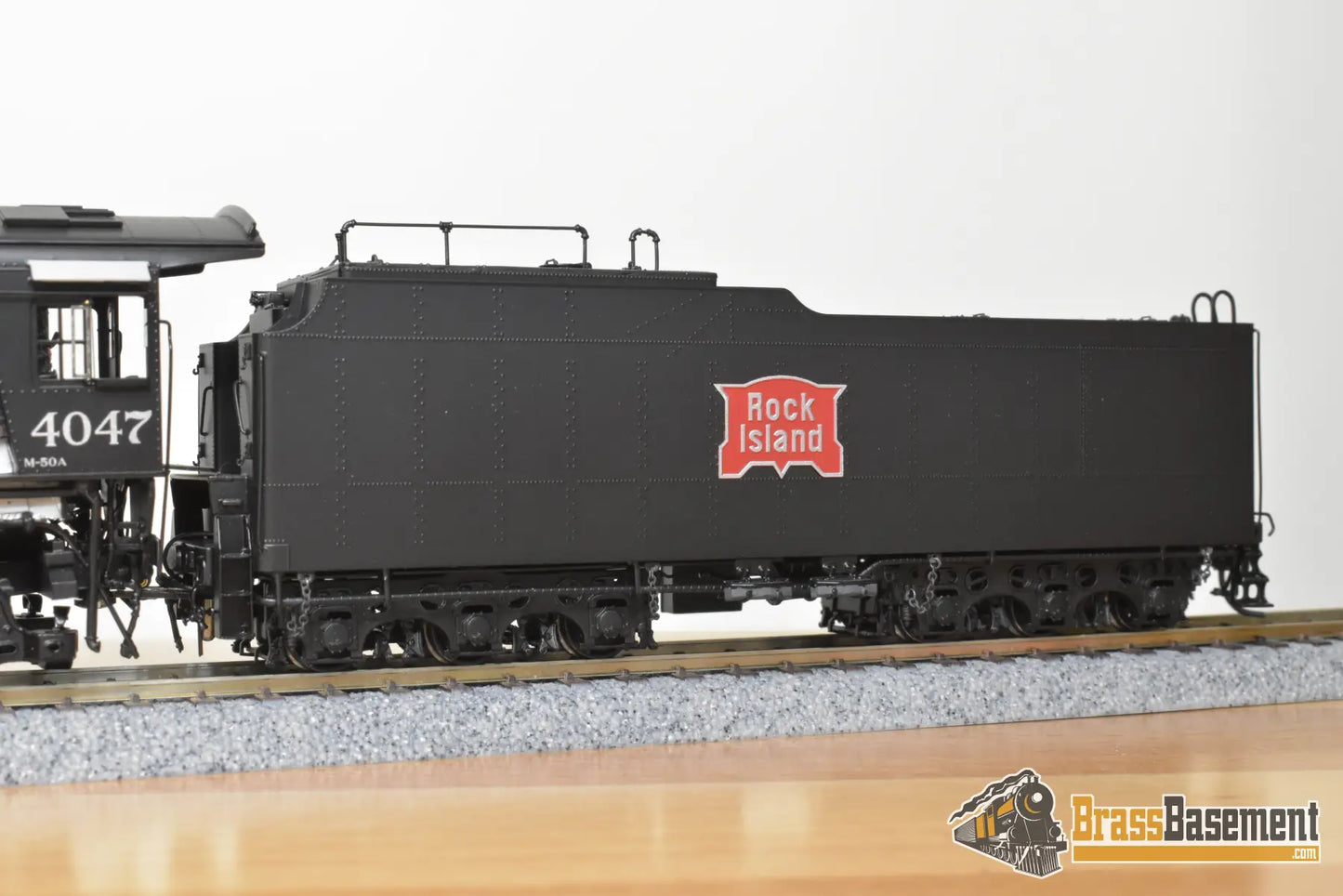 HO Brass - DP-7231 Division Point Rock Island CRI&P M-50a 4-8-2 #4047 Oil - Factory Paint Diesel