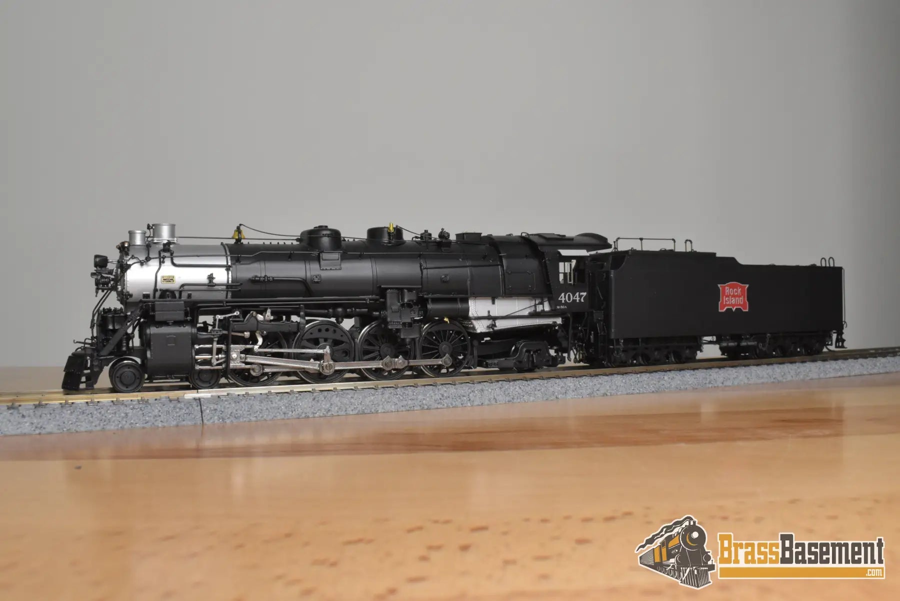 HO Brass - DP-7231 Division Point Rock Island CRI&P M-50a 4-8-2 #4047 Oil - Factory Paint Diesel