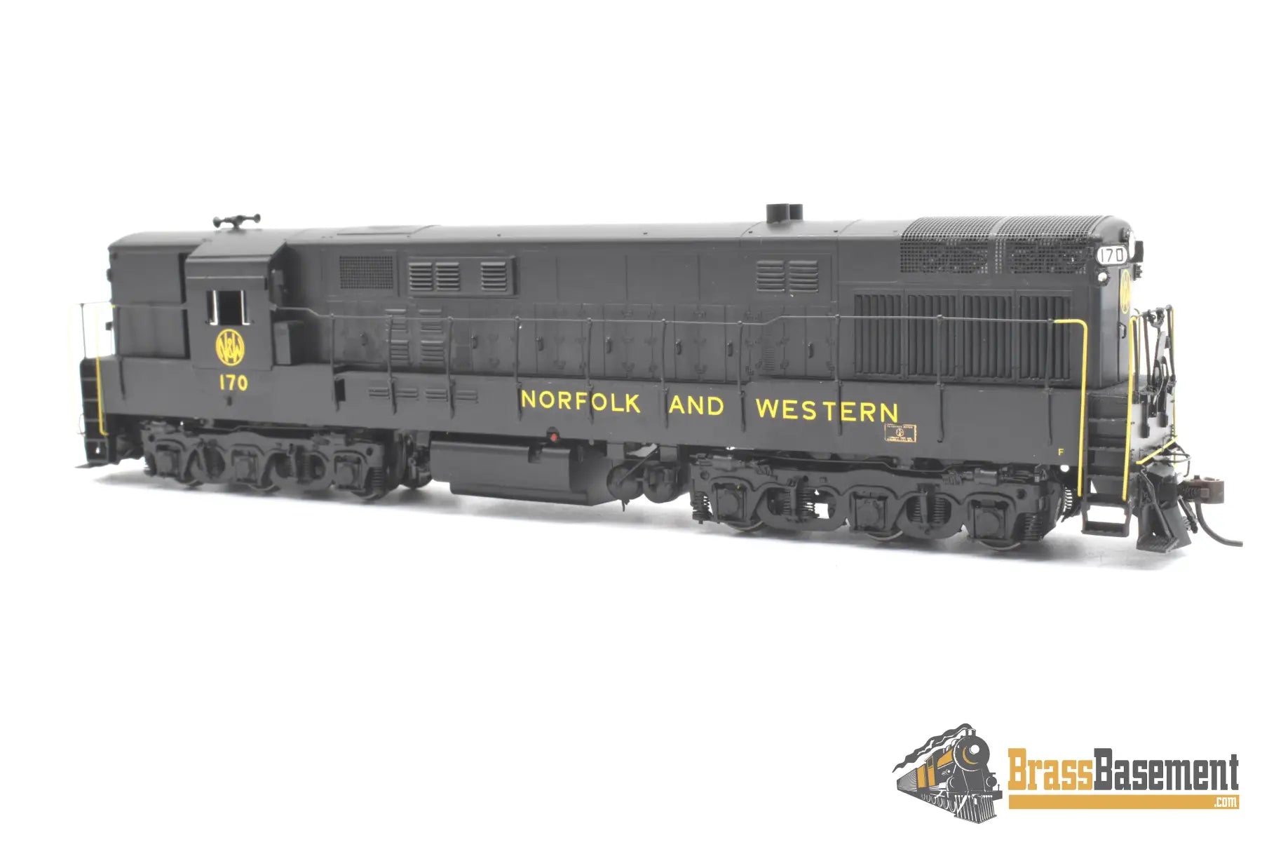 Ho Brass - Dp - Division Point Norfolk And Western Trainmaster Ph2 #170 Factory Paint Diesel