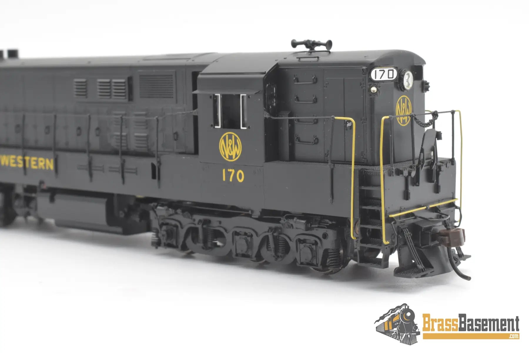 Ho Brass - Dp - Division Point Norfolk And Western Trainmaster Ph2 #170 Factory Paint Diesel