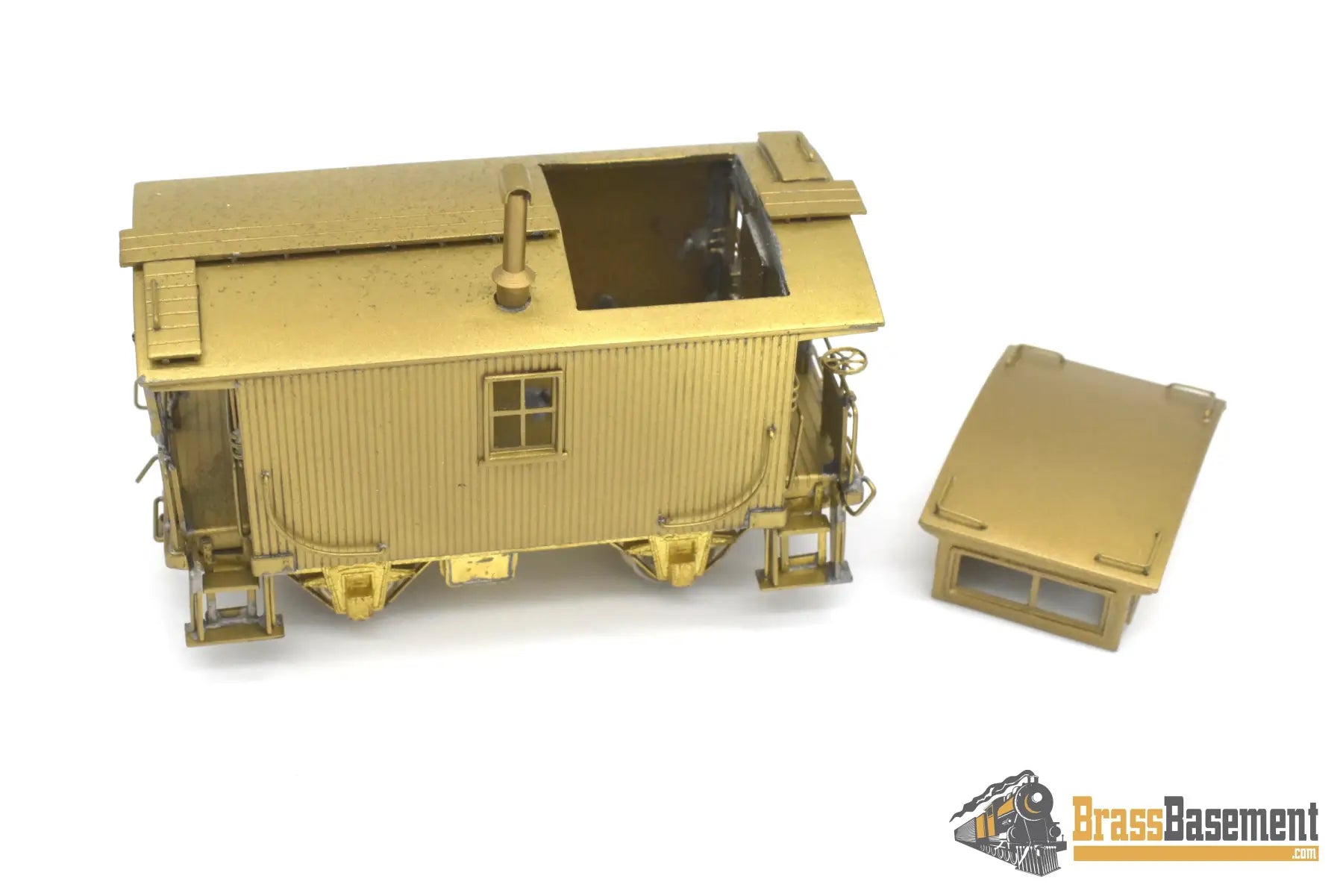 Ho Brass - Empire Midland Dl&W Lackawanna Caboose Unpainted Mint