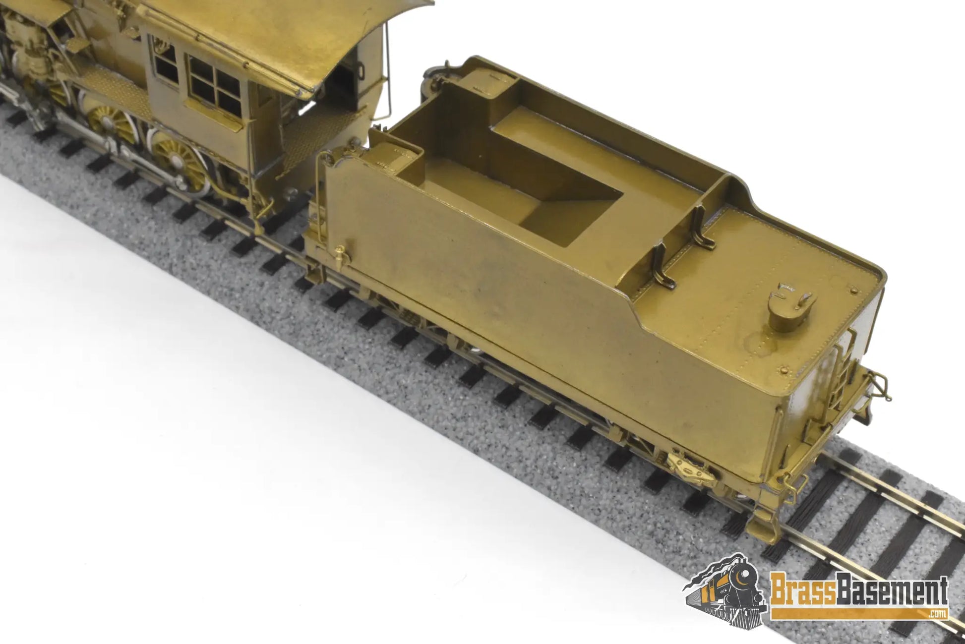 HO Brass - Empire Midland Great Western/Strasburg Railroad 2-10-0 #90 - Unpainted Steam