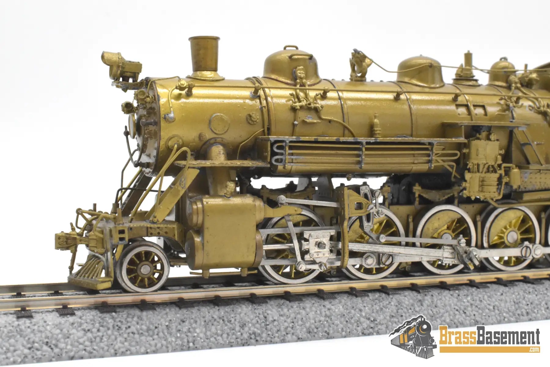 HO Brass - Empire Midland Great Western/Strasburg Railroad 2-10-0 #90 - Unpainted Steam