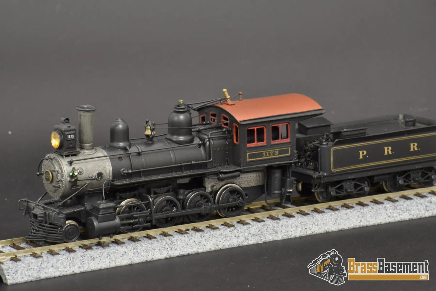 Ho Brass - Empire Midland H - 3 2 - 8 - 0 #1173 Pro Painted Early Gold Lettering Steam