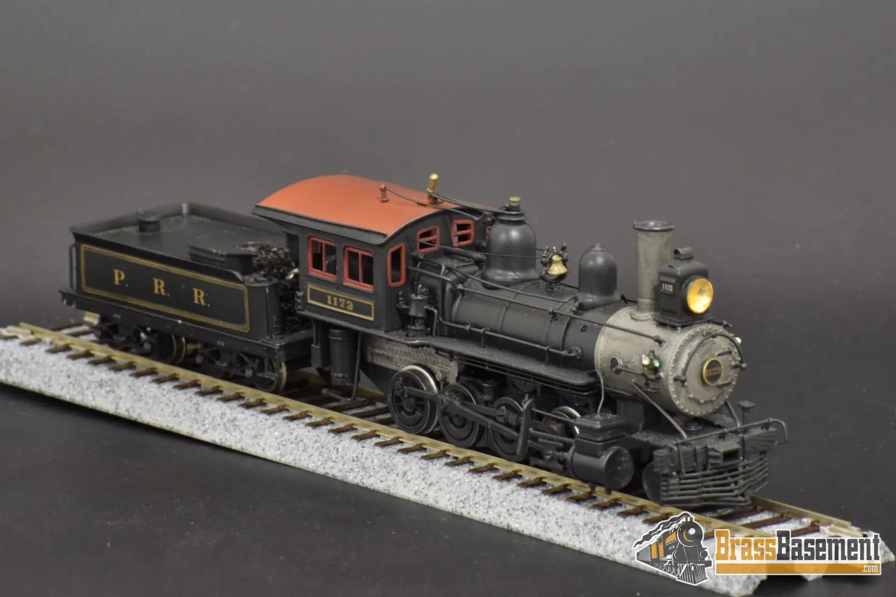 Ho Brass - Empire Midland H - 3 2 - 8 - 0 #1173 Pro Painted Early Gold Lettering Steam