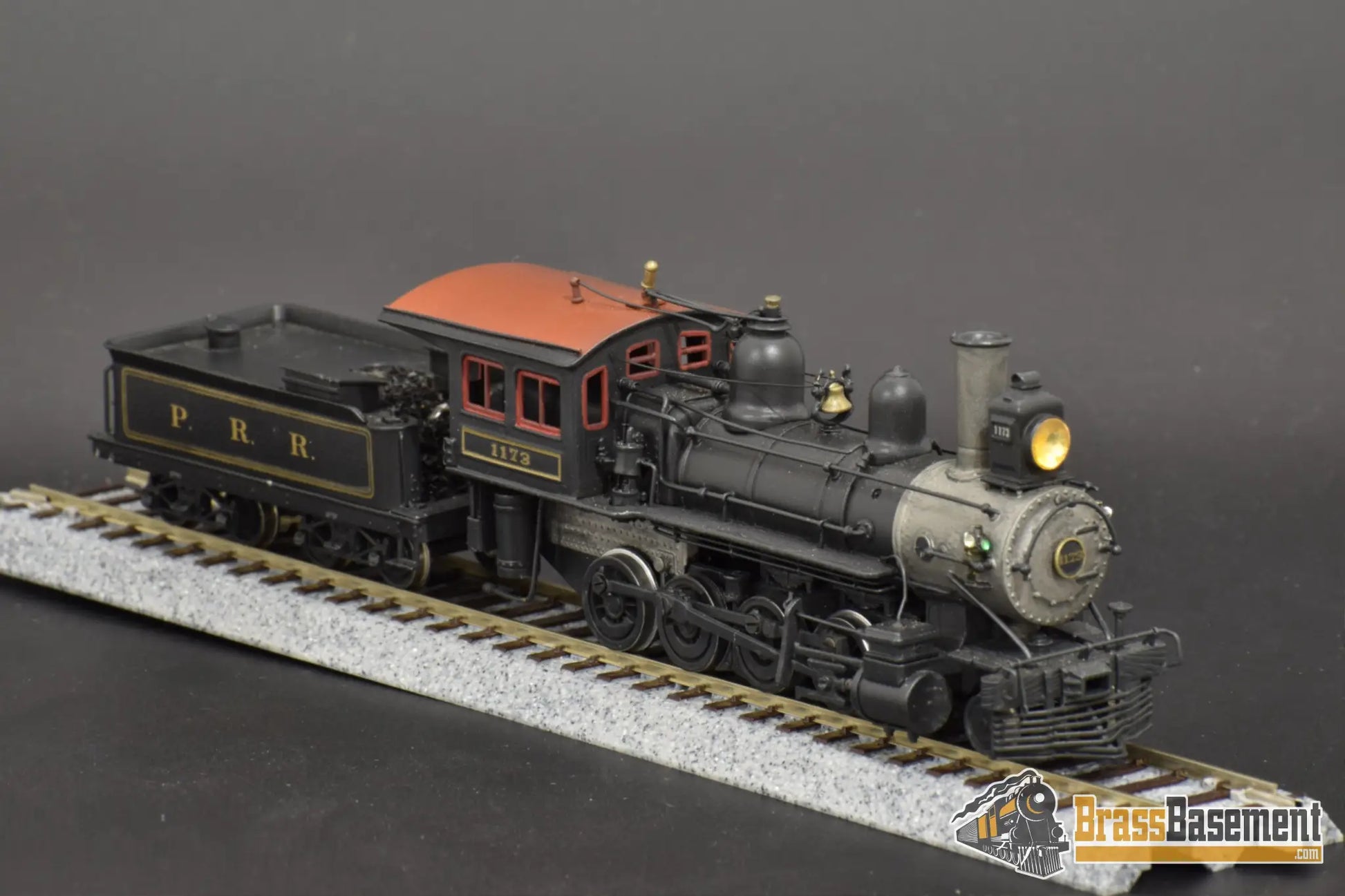 Ho Brass - Empire Midland H - 3 2 - 8 - 0 #1173 Pro Painted Early Gold Lettering Steam