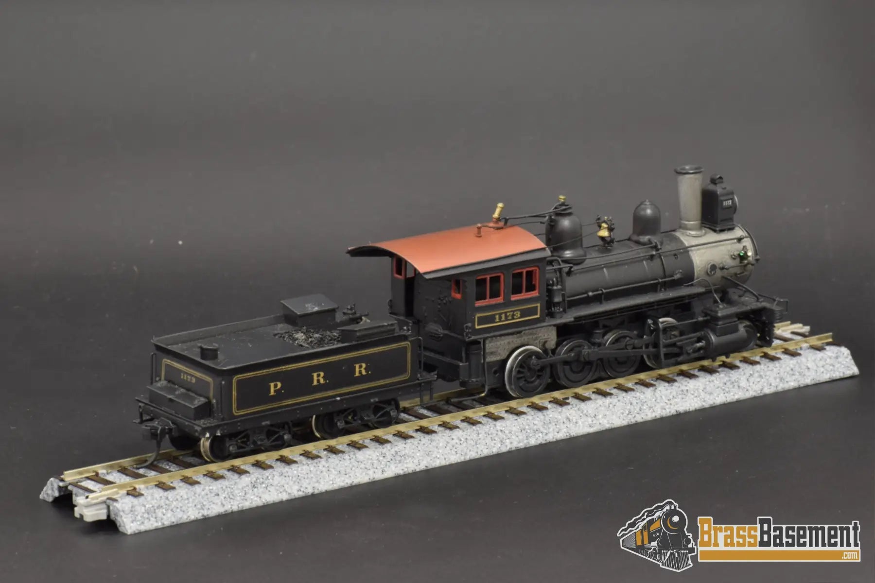 Ho Brass - Empire Midland H - 3 2 - 8 - 0 #1173 Pro Painted Early Gold Lettering Steam