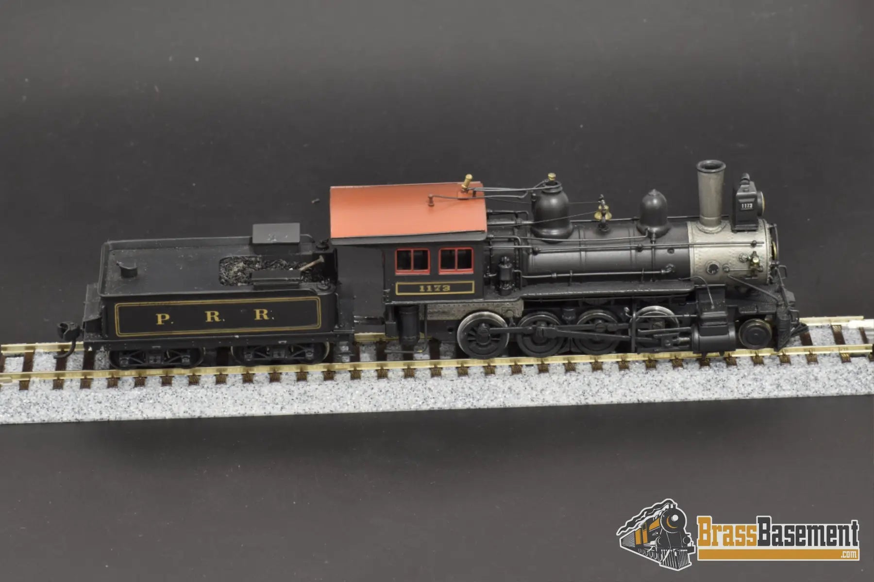 Ho Brass - Empire Midland H - 3 2 - 8 - 0 #1173 Pro Painted Early Gold Lettering Steam