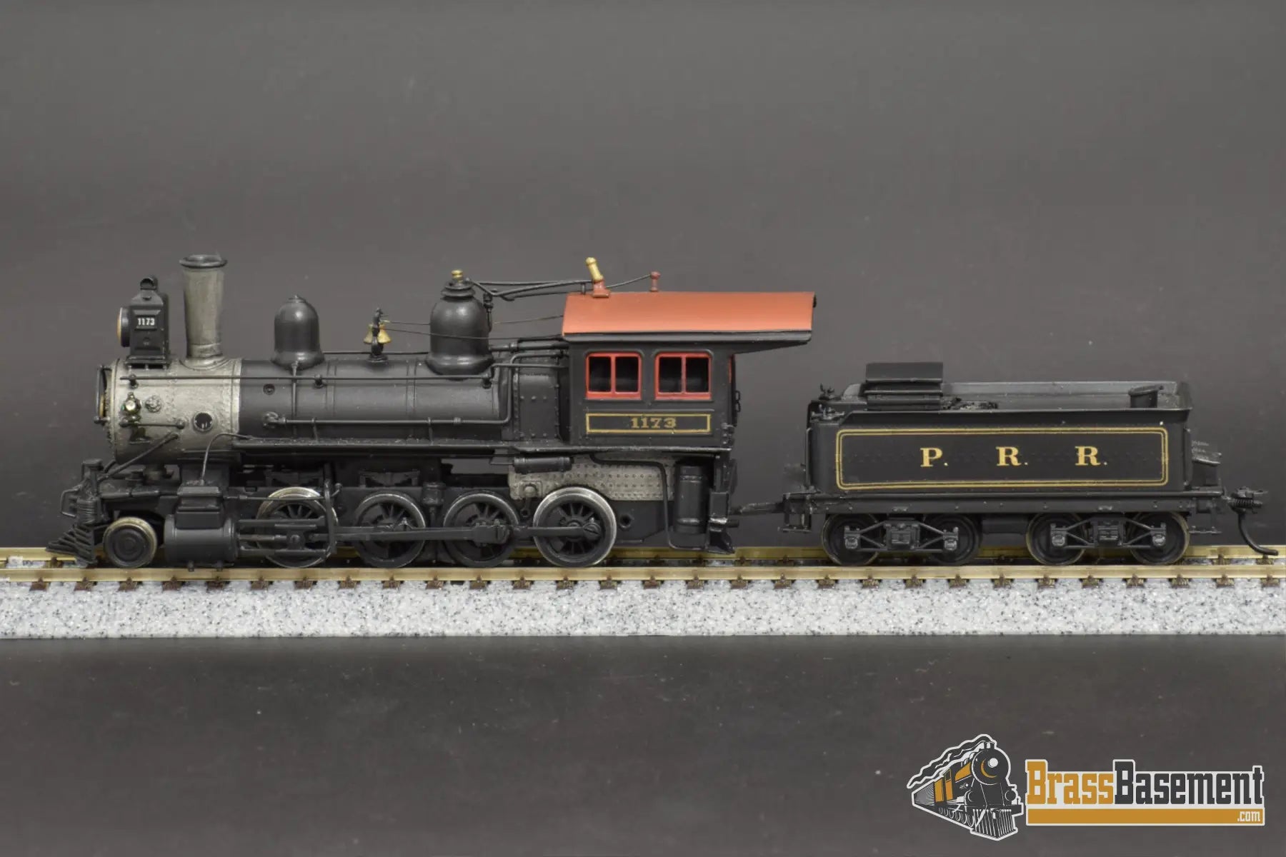 Ho Brass - Empire Midland H - 3 2 - 8 - 0 #1173 Pro Painted Early Gold Lettering Steam