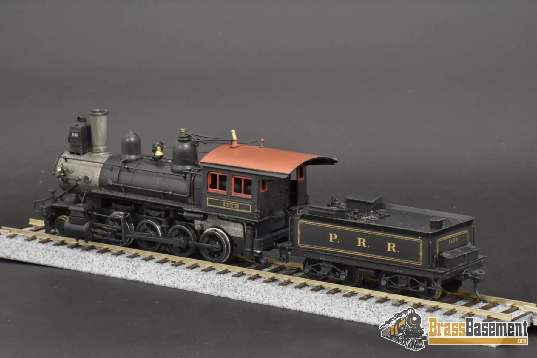 Ho Brass - Empire Midland H - 3 2 - 8 - 0 #1173 Pro Painted Early Gold Lettering Steam