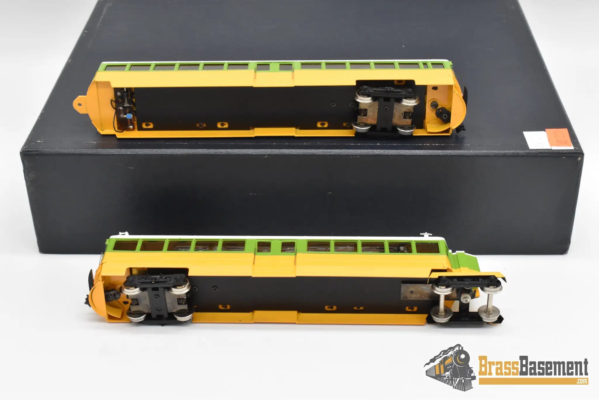 HO Brass - Erie Limited Key System Bridge Unit Late Orange & Green Scheme - Runs Well Interurban