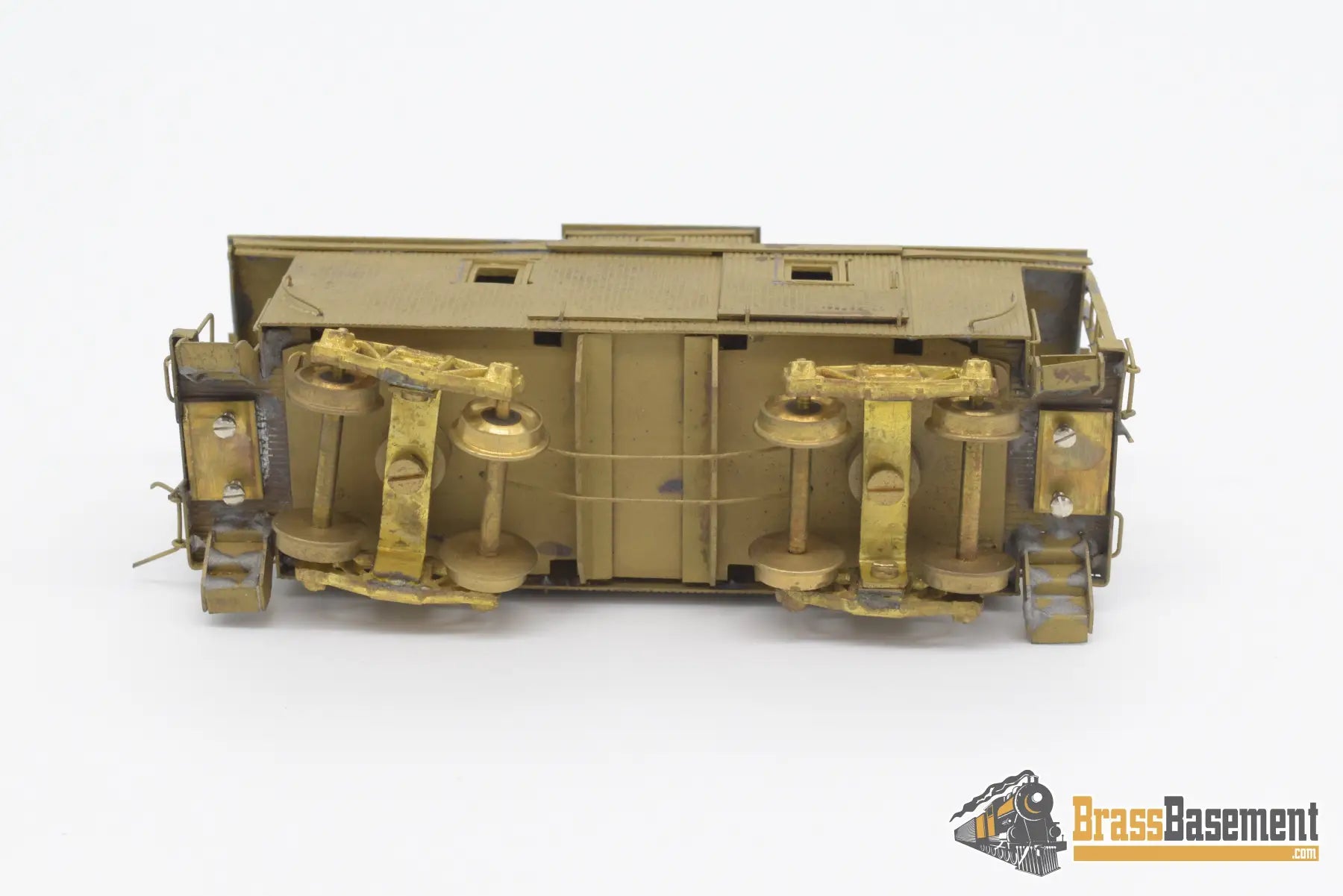 Ho Brass - Far East Division Caboose Side Door W/ Archbar Trucks