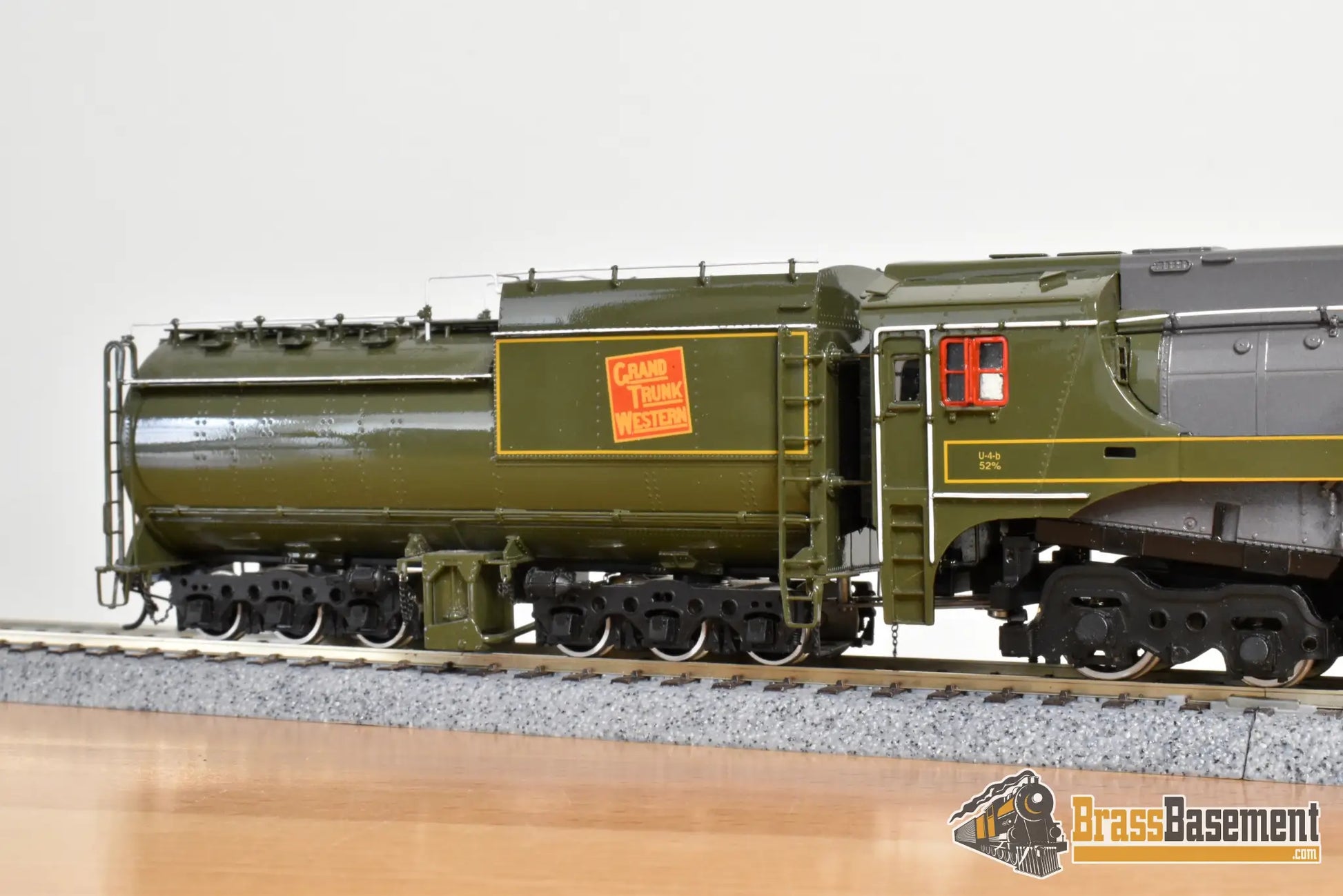 HO Brass - Fomras Grand Trunk Western GTW U4b 4-8-4 #6405 Streamlined - Green FP MINT Steam