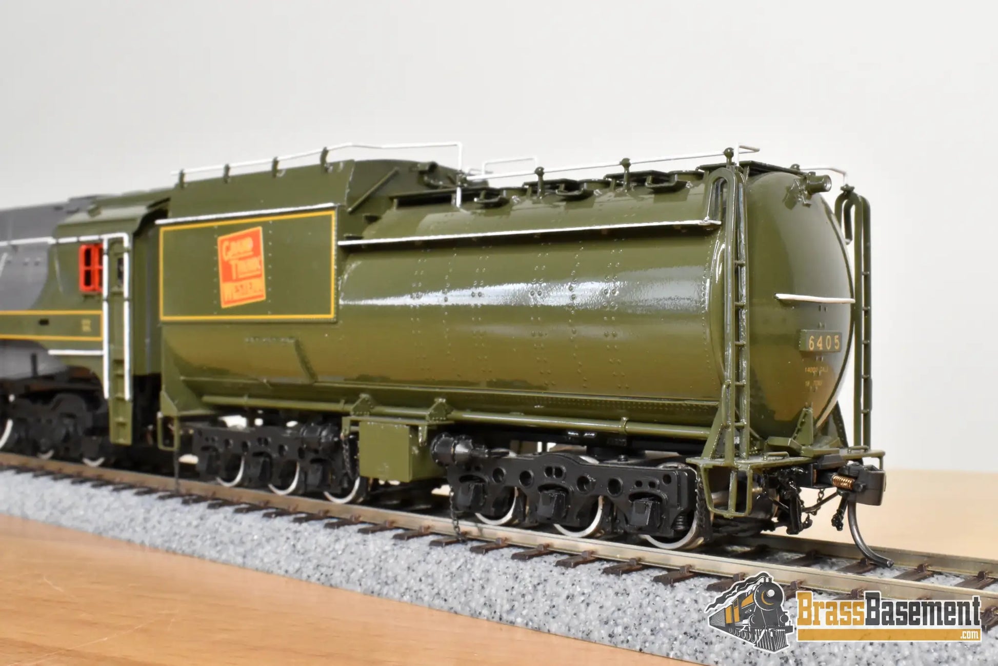 HO Brass - Fomras Grand Trunk Western GTW U4b 4-8-4 #6405 Streamlined - Green FP MINT Steam
