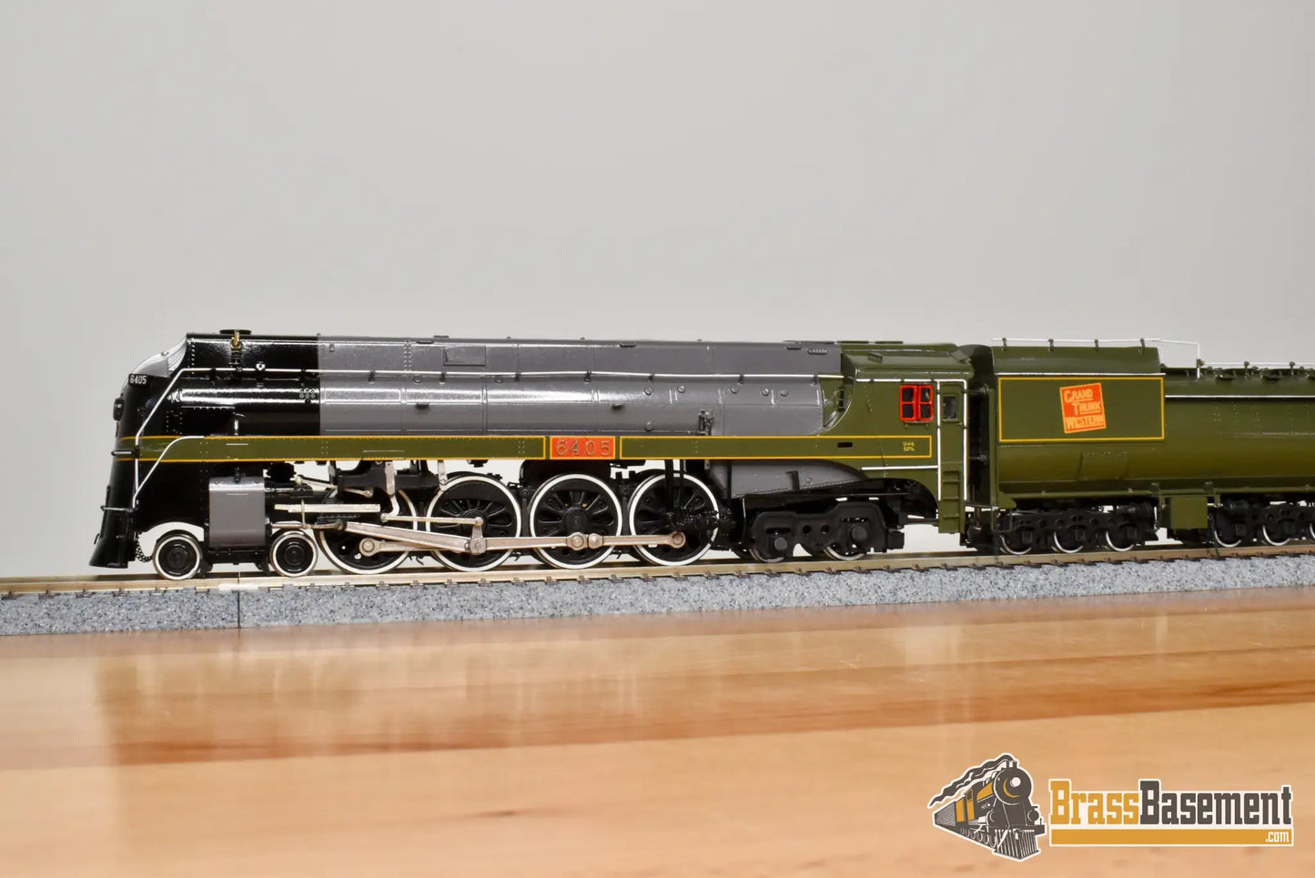 HO Brass - Fomras Grand Trunk Western GTW U4b 4-8-4 #6405 Streamlined - Green FP MINT Steam