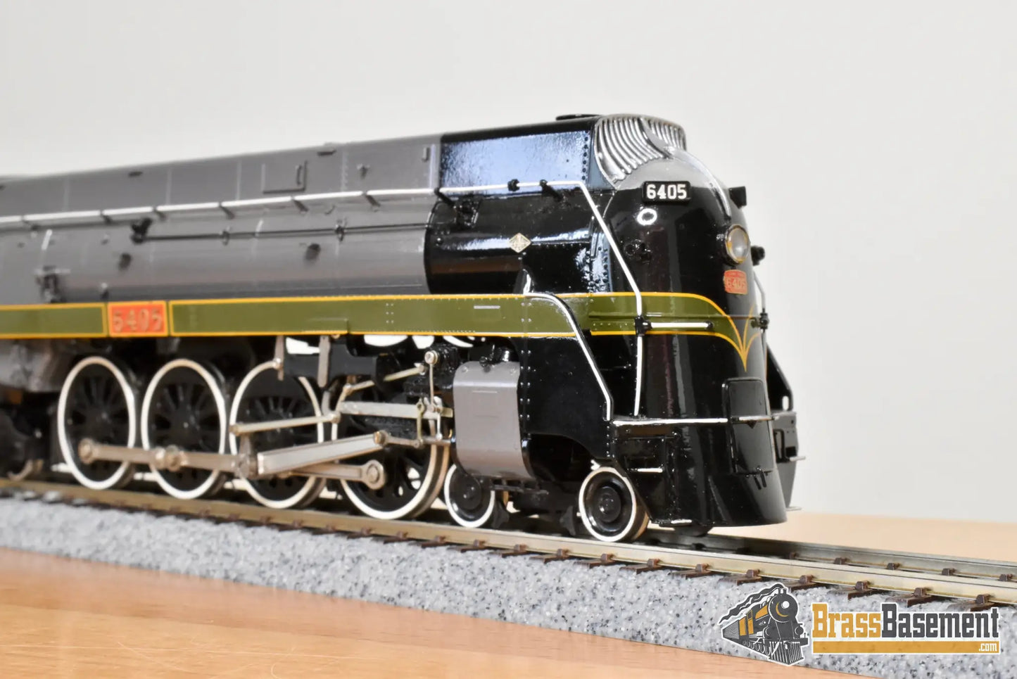 HO Brass - Fomras Grand Trunk Western GTW U4b 4-8-4 #6405 Streamlined - Green FP MINT Steam