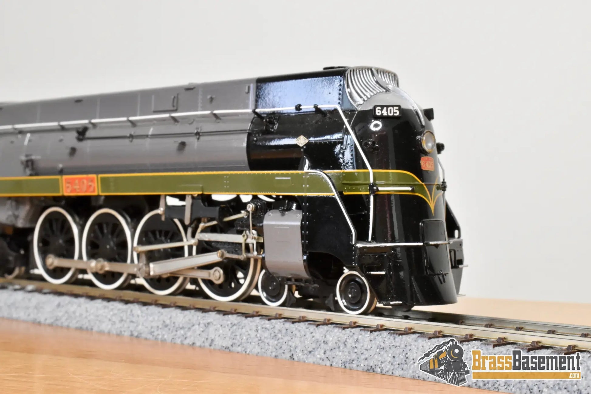 HO Brass - Fomras Grand Trunk Western GTW U4b 4-8-4 #6405 Streamlined - Green FP MINT Steam