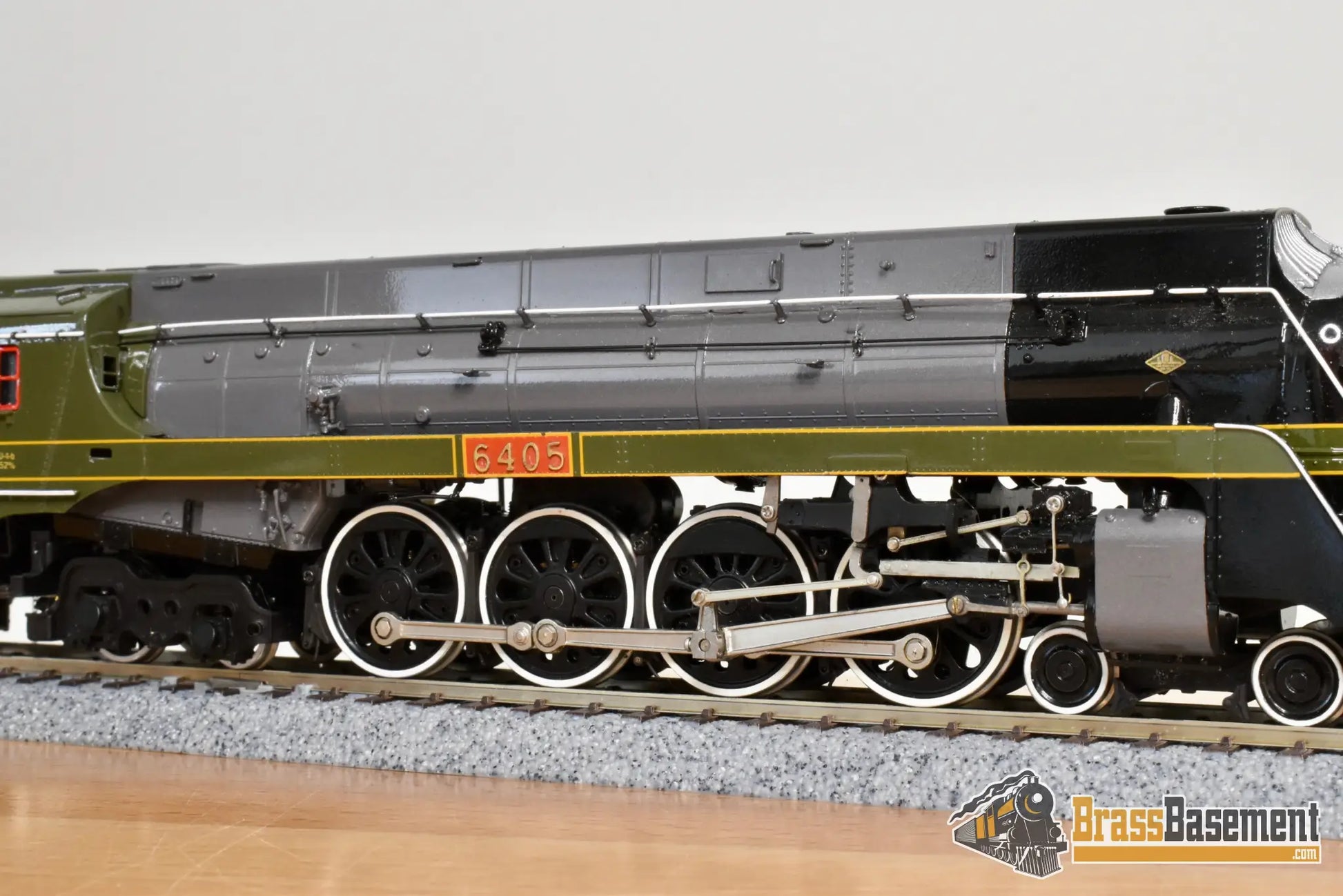 HO Brass - Fomras Grand Trunk Western GTW U4b 4-8-4 #6405 Streamlined - Green FP MINT Steam