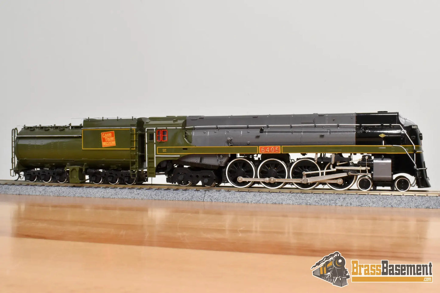 HO Brass - Fomras Grand Trunk Western GTW U4b 4-8-4 #6405 Streamlined - Green FP MINT Steam