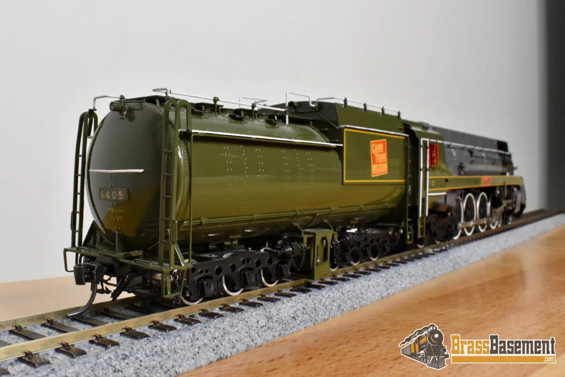 HO Brass - Fomras Grand Trunk Western GTW U4b 4-8-4 #6405 Streamlined - Green FP MINT Steam