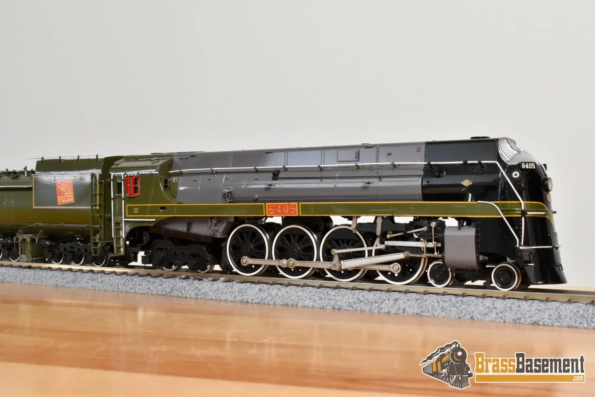 HO Brass - Fomras Grand Trunk Western GTW U4b 4-8-4 #6405 Streamlined - Green FP MINT Steam