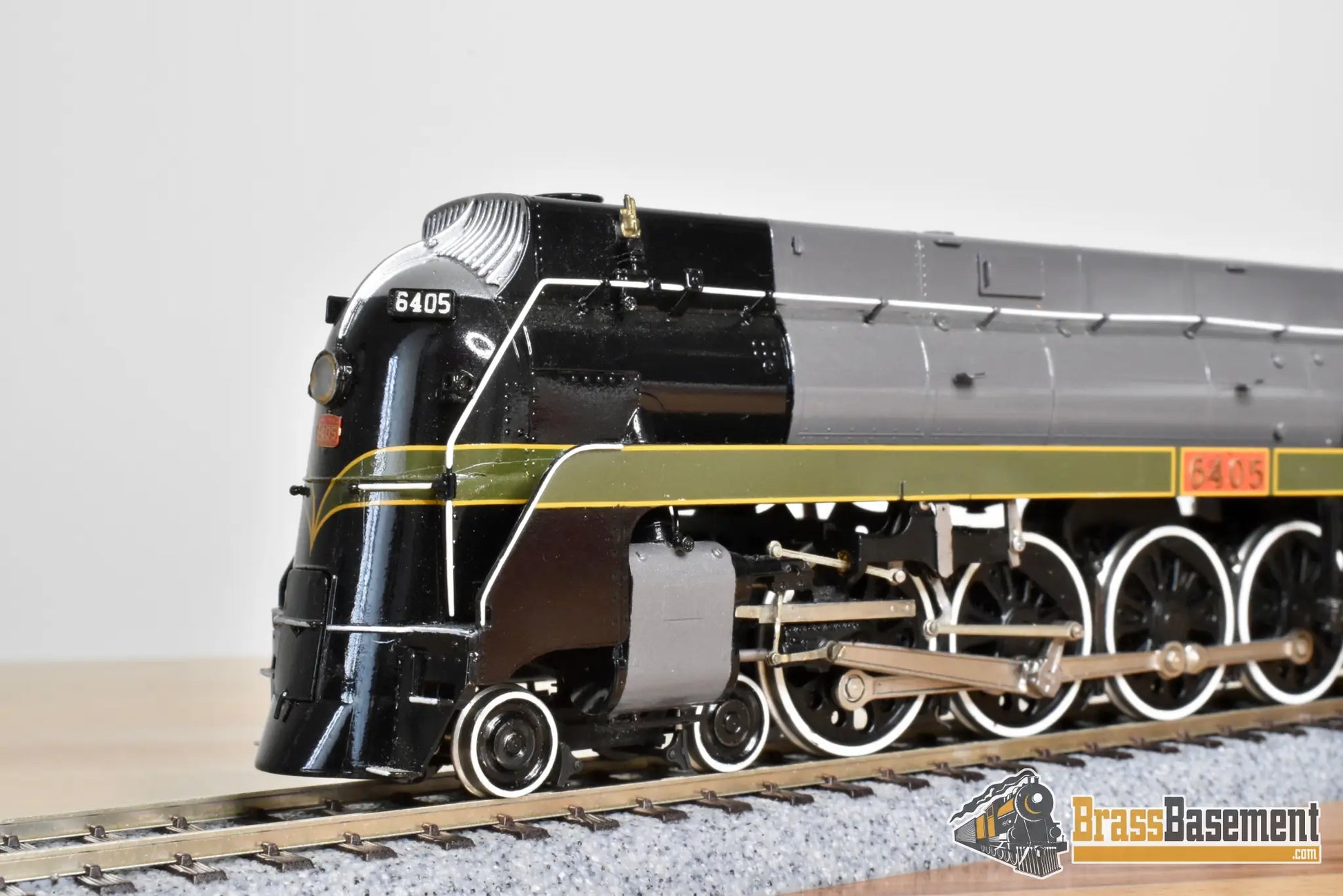 HO Brass - Fomras Grand Trunk Western GTW U4b 4-8-4 #6405 Streamlined - Green FP MINT Steam