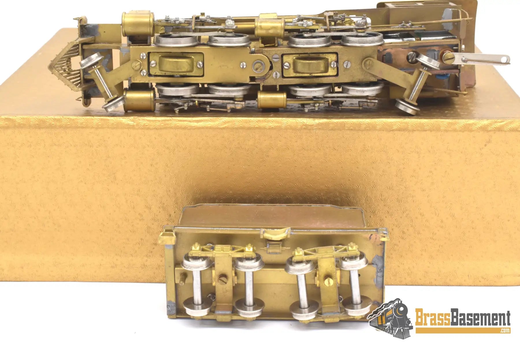 Ho Brass - Gem Im - 105 Little River Logging Co. 2 - 4 - 4 - 2 Unpainted Original Box Steam