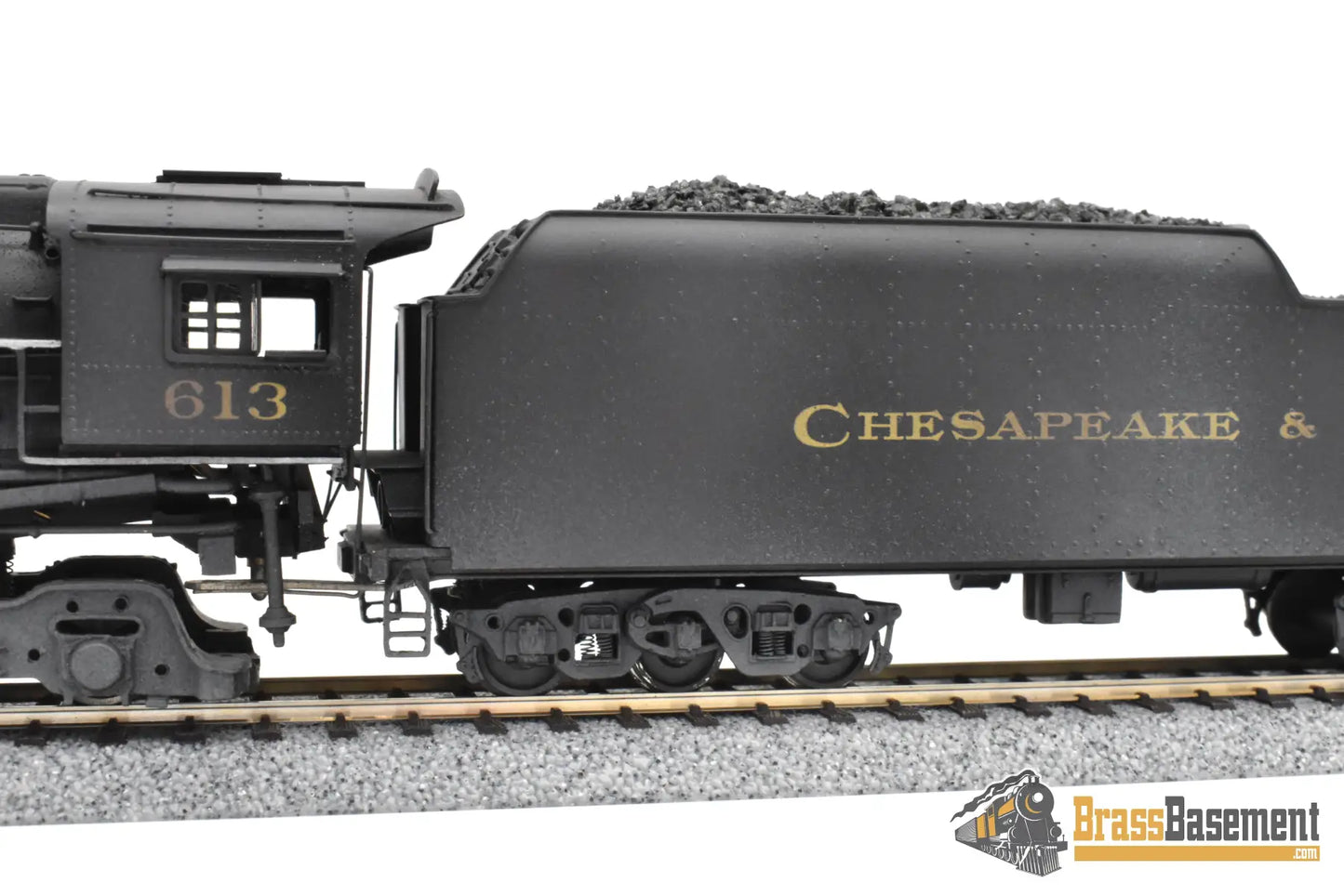 HO Brass Gem Models Olympia Chesapeake & Ohio J3a 4 8 4 #613 Custom Painted Steam