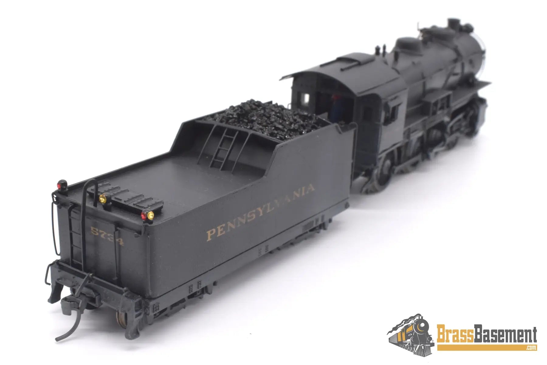 Ho Brass - Gem Olympia Gn - 119 Pennsylvania Railroad 4 - 6 - 0 G5S Nice Paint Steam