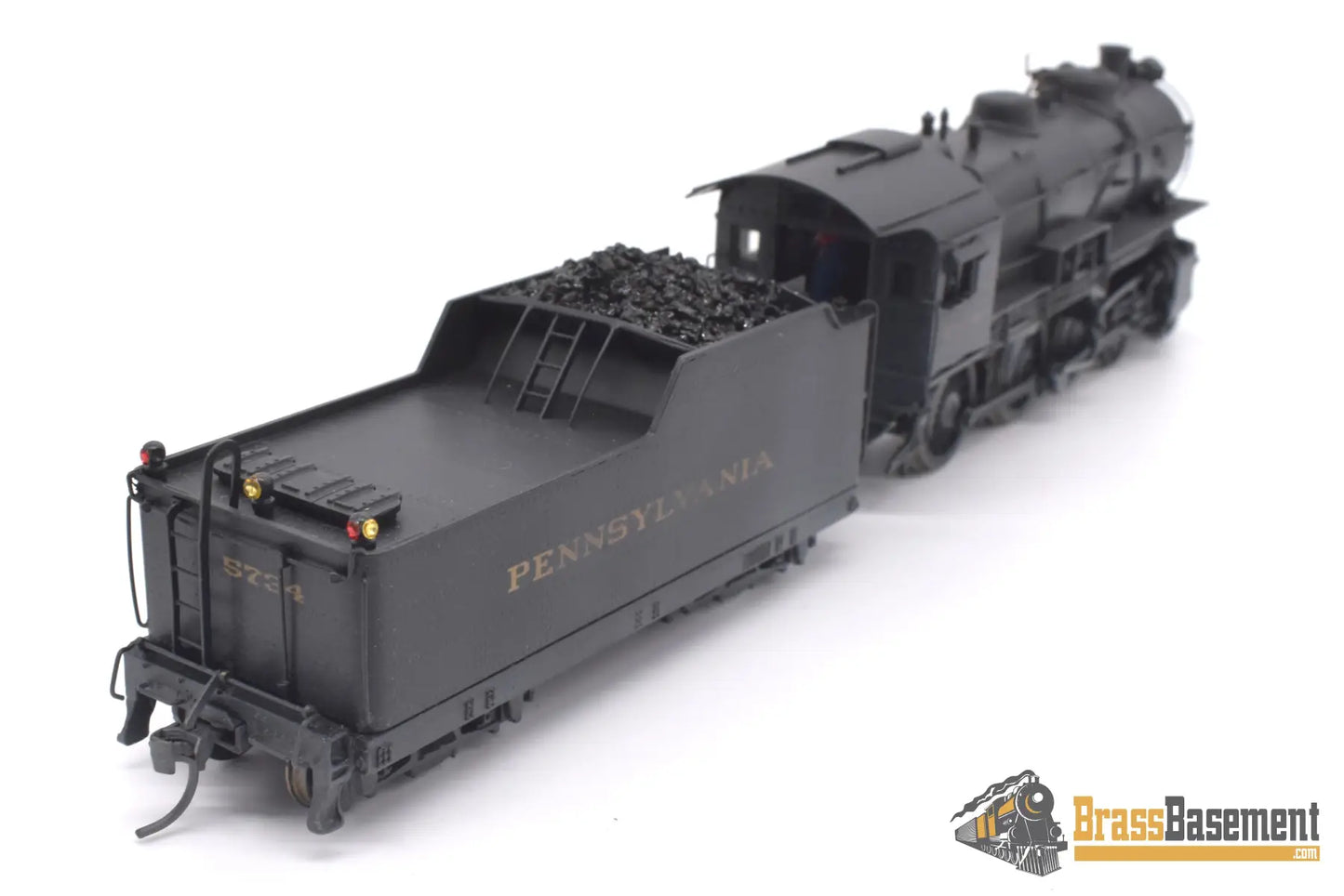 Ho Brass - Gem Olympia Gn - 119 Pennsylvania Railroad 4 - 6 - 0 G5S Nice Paint Steam