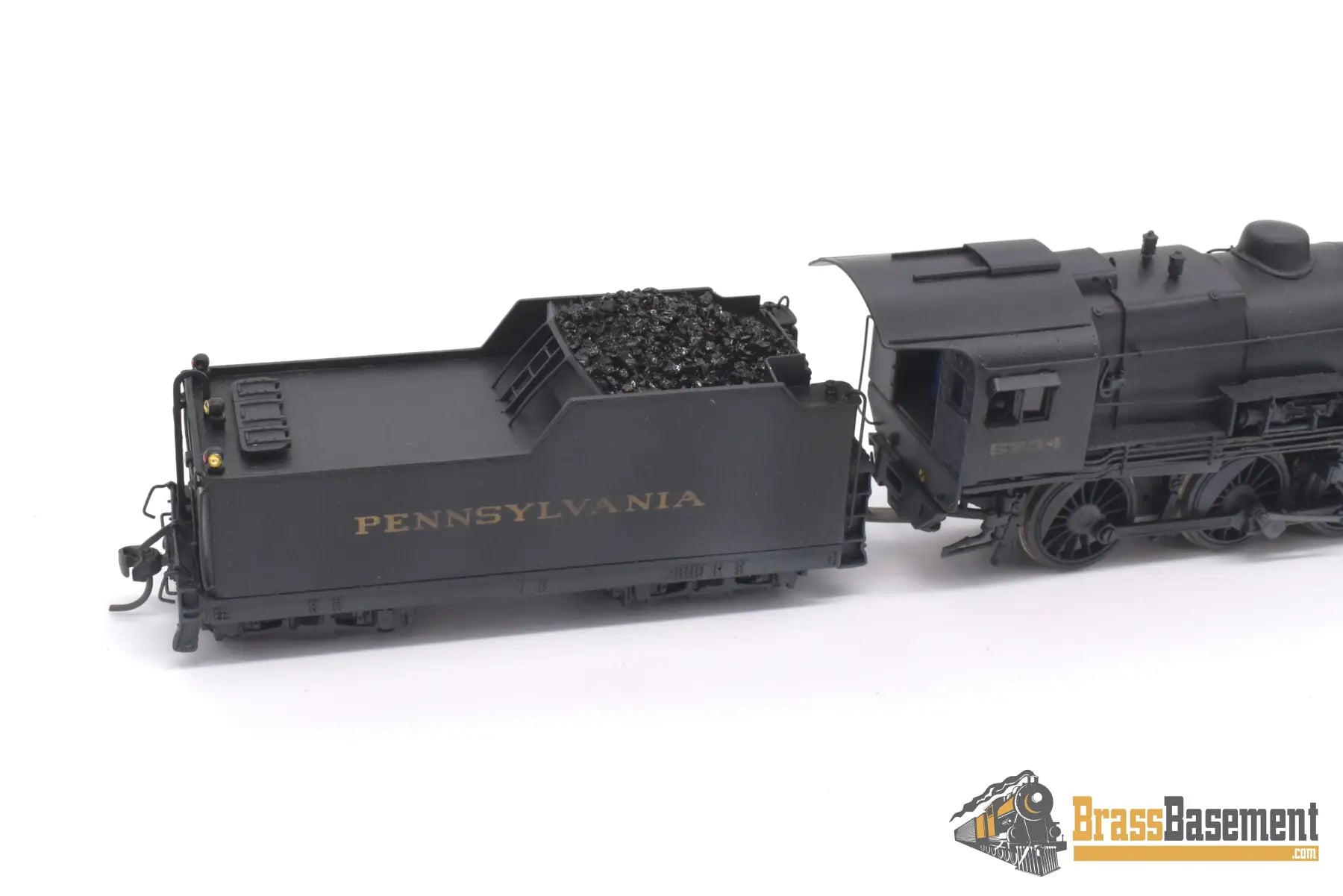 Ho Brass - Gem Olympia Gn - 119 Pennsylvania Railroad 4 - 6 - 0 G5S Nice Paint Steam