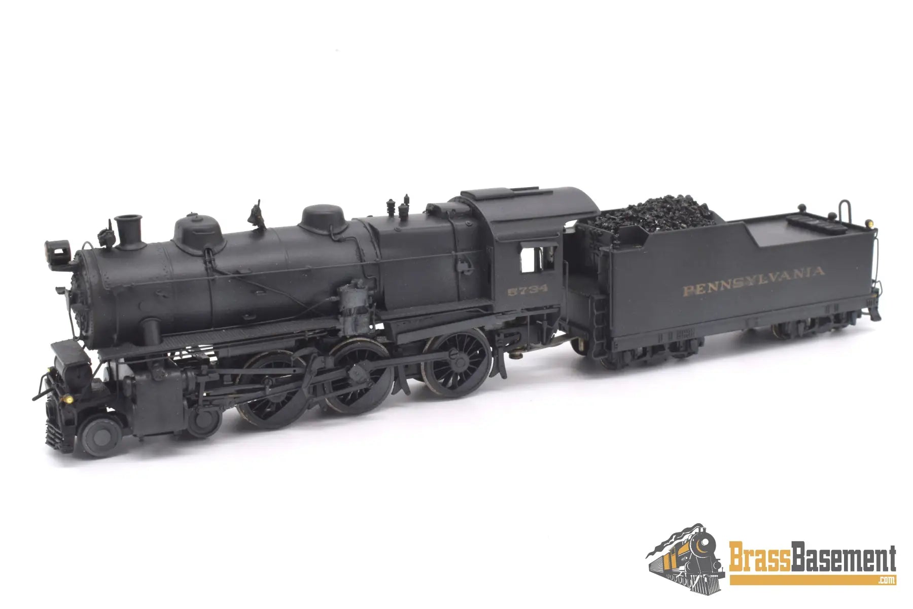 Ho Brass - Gem Olympia Gn - 119 Pennsylvania Railroad 4 - 6 - 0 G5S Nice Paint Steam