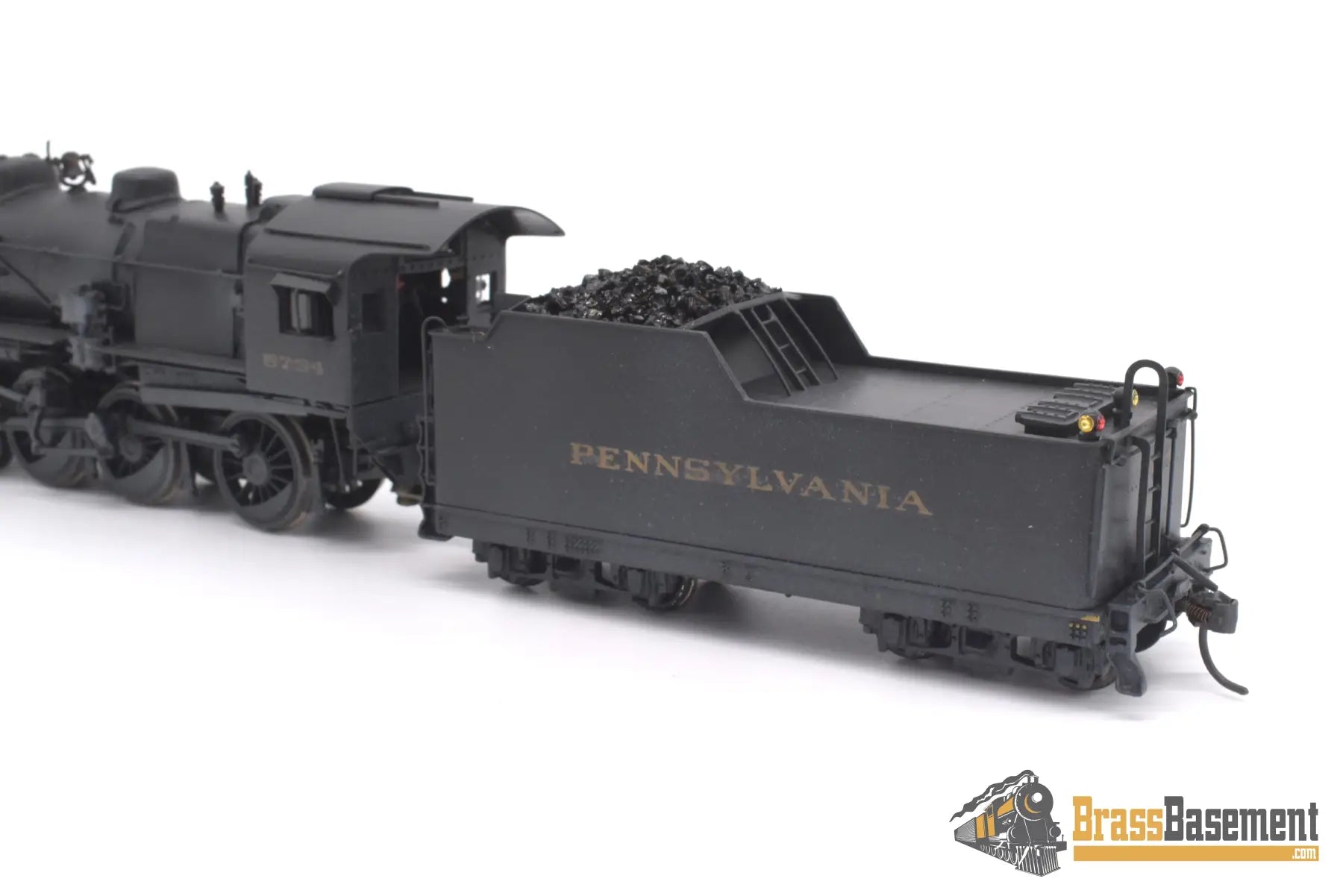 Ho Brass - Gem Olympia Gn - 119 Pennsylvania Railroad 4 - 6 - 0 G5S Nice Paint Steam