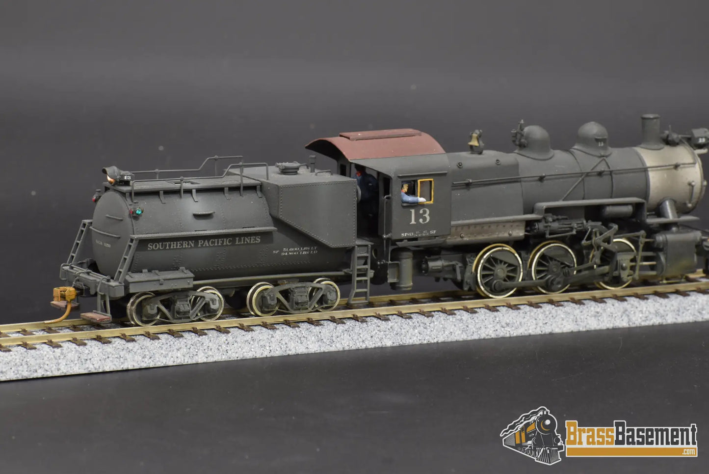 Ho Brass - Gem Prr 0 - 6 - 0 Painted For Southern Pacific W/ Us Hobbies Vanderbilt Tender Steam