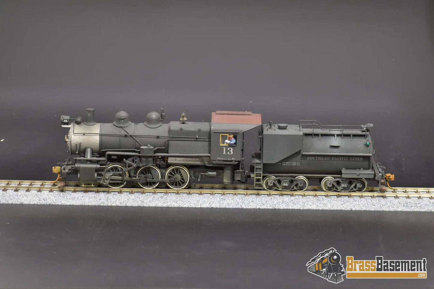 Ho Brass - Gem Prr 0 - 6 - 0 Painted For Southern Pacific W/ Us Hobbies Vanderbilt Tender Steam